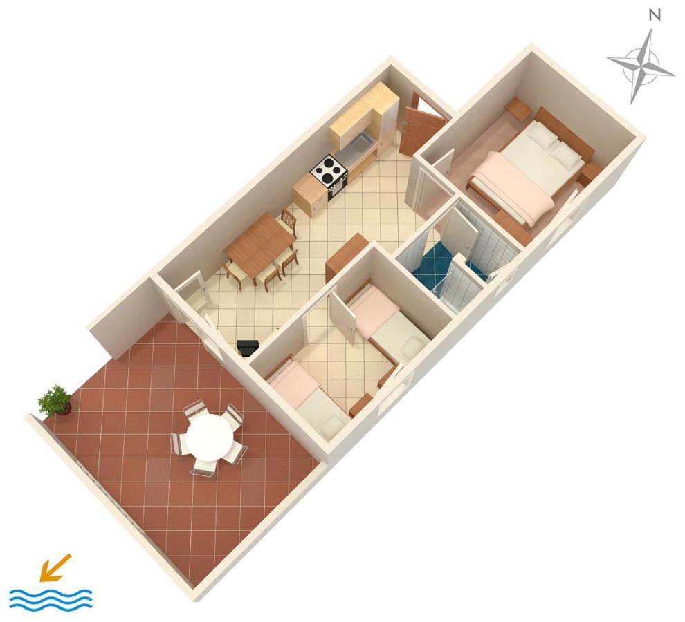 Apartments By The Sea Mandre, Pag - 4098 Exterior photo